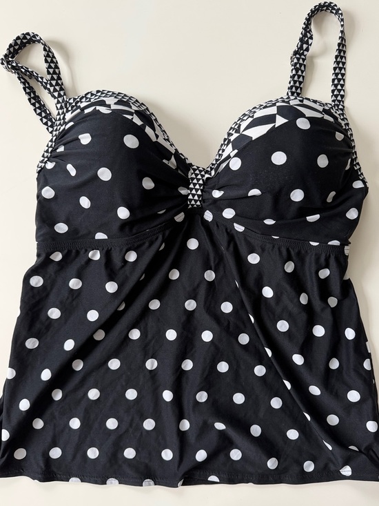 Coco Reef Other - Coco Reef Black and White Polka Dot Tankini Top